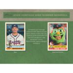 2025 Topps Heritage High Number Baseball Hobby 12-Box Case - Image 5