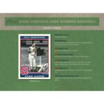 2025 Topps Heritage High Number Baseball Hobby 12-Box Case - Image 6