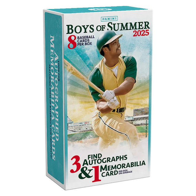 2025-panini-boys-of-summer-baseball-hobby-box__99883 2025 Panini Boys of Summer Baseball Hobby 8 Box Case - Image 1
