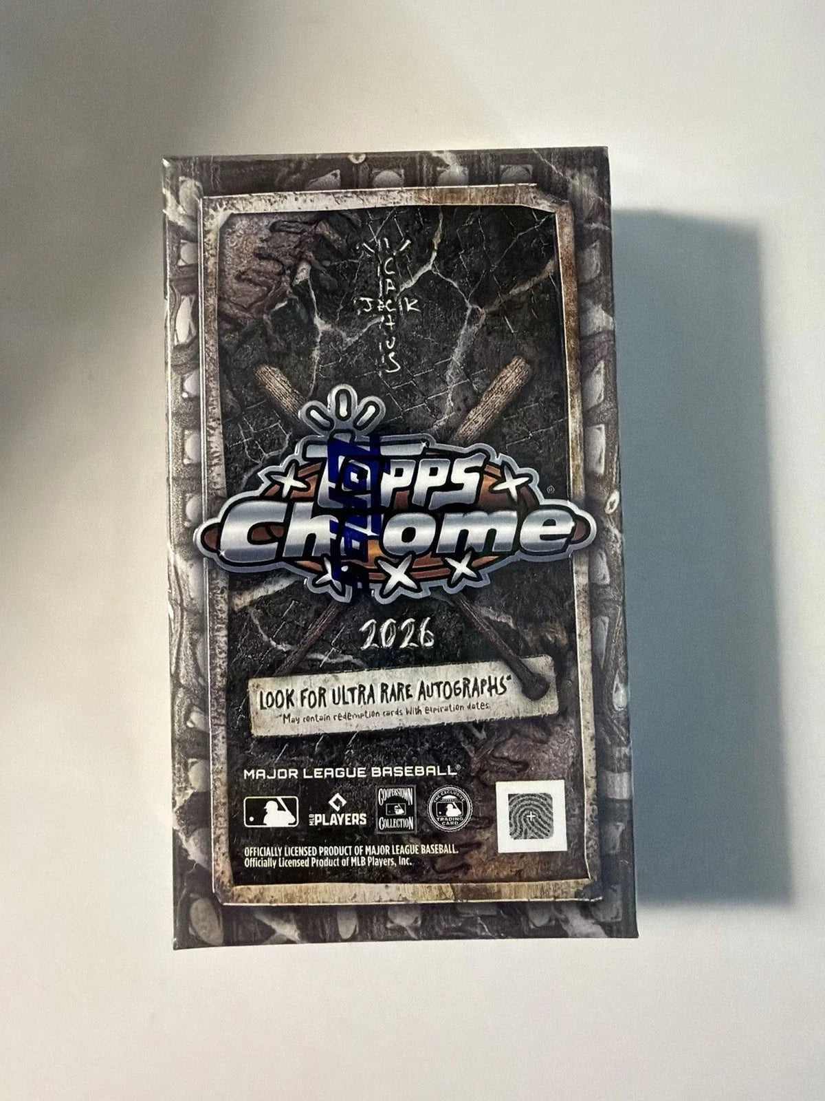 2026CJxMLBFF 2026 Topps Chrome X Cactus Jack Fanatics Fest NYC Exclusive Baseball Box - Image 1
