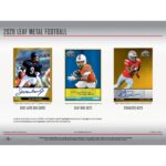 2026 Leaf Metal Football Hobby Jumbo 8-Box Case - Image 9
