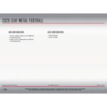 2026 Leaf Metal Football Hobby Jumbo 8-Box Case - Image 13