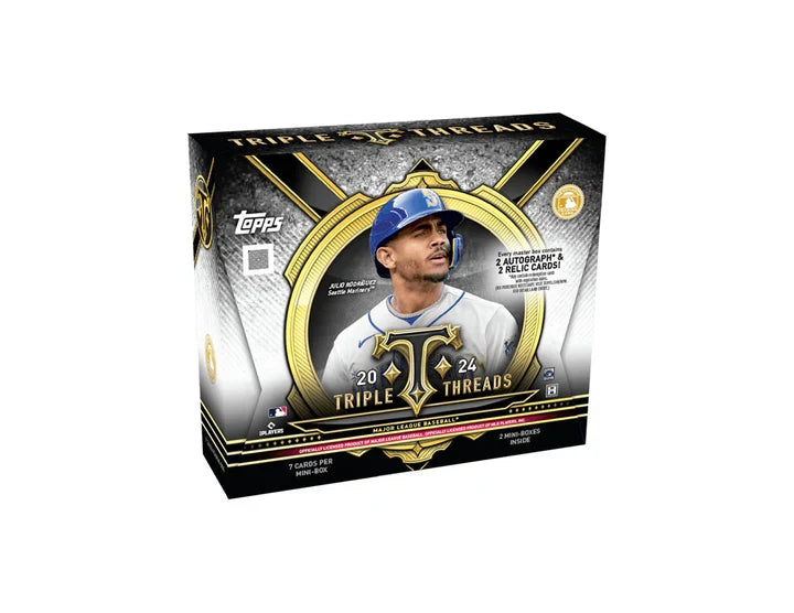 24-triple-threads-bb_720x_42598c34-7d4b-4821-8936-99b05b63d8f6 2024 Topps Triple Threads Baseball Hobby Box - Image 1