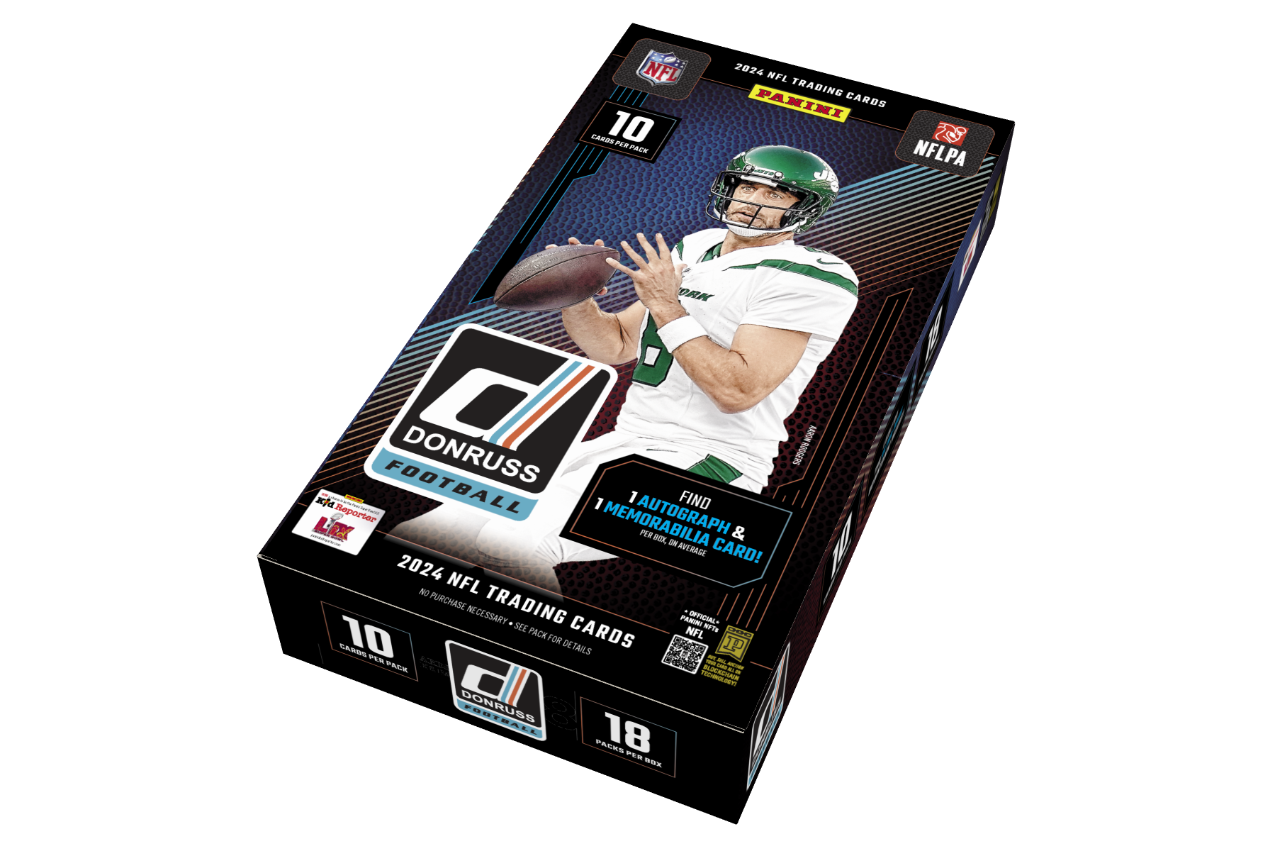 24_donruss_fb_hobby_a8448_eae872e9-76f8-469b-acdf-27d7890cec3e 2024 Panini Donruss Football Hobby 18 Box Case - Image 1