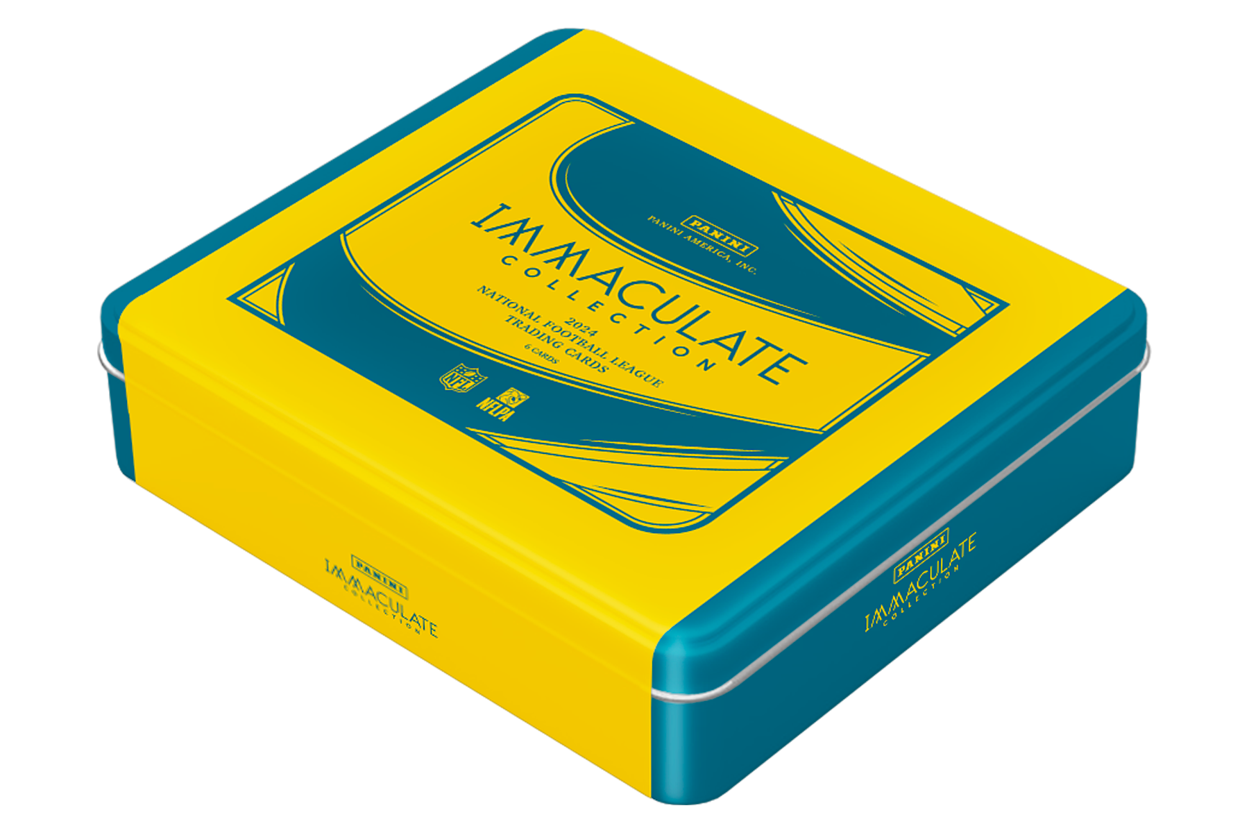 24_immaculate_fb_hobby_tin_c2152_35584c90-3b99-4abd-bf98-98cabd72868f 2024 Panini Immaculate Football Hobby 6 Box Case - Image 1