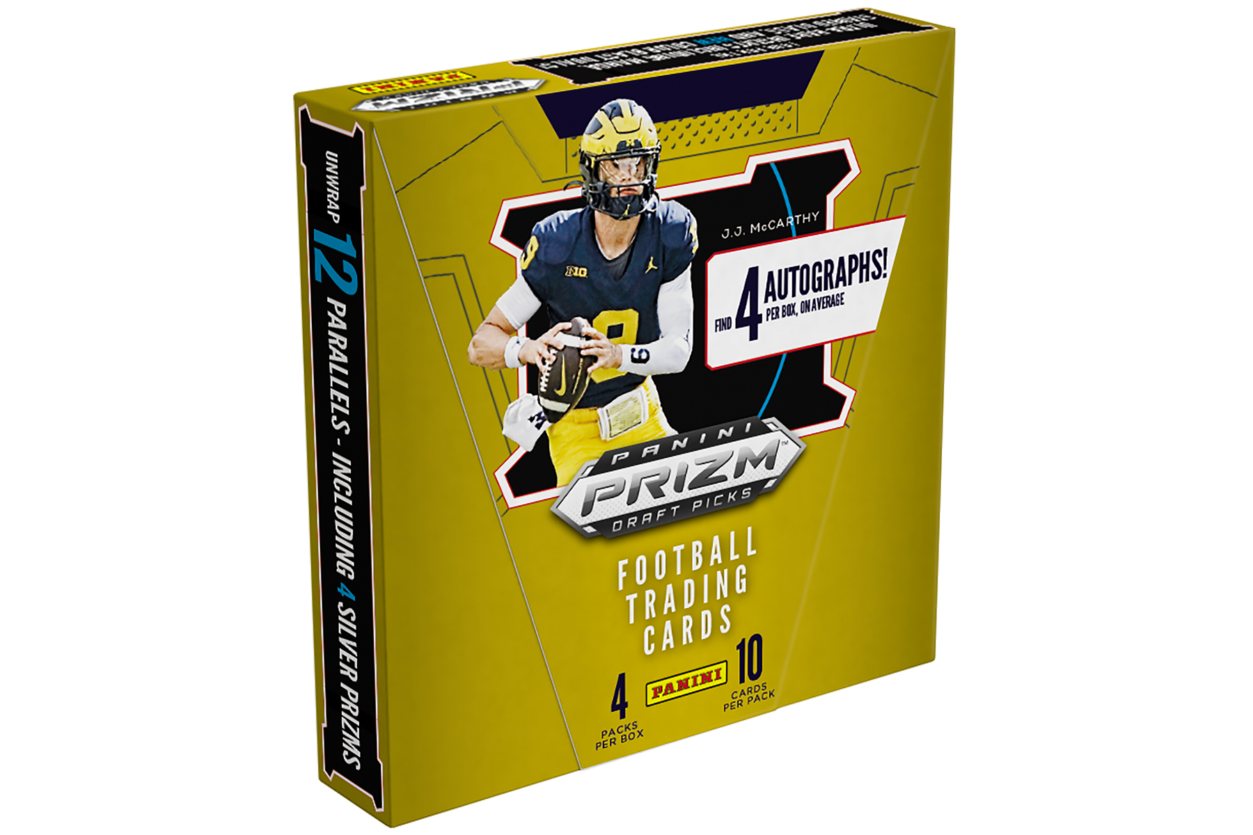 24_prizmdp-fb_hobby-display_c901_06_8347a144-910b-48c9-853c-709bb610c673 2024 Panini Prizm Collegiate Draft Football Hobby 16 Box Case - Image 1