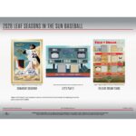 2026 Leaf Seasons in the Sun Baseball Hobby 10-Box Case - Image 9