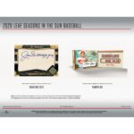 2026 Leaf Seasons in the Sun Baseball Hobby 10-Box Case - Image 12