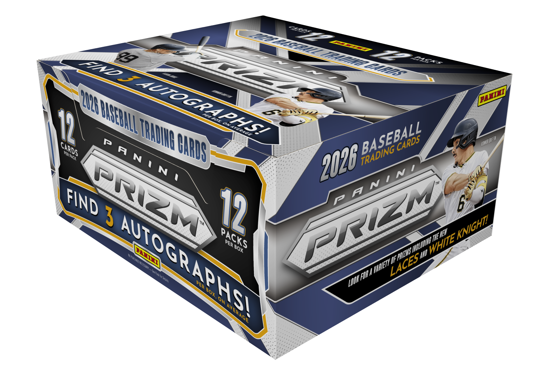 26prizmbb_hobby_c2049-i 2026 Panini Prizm Baseball Hobby 12 Box Case - Image 1