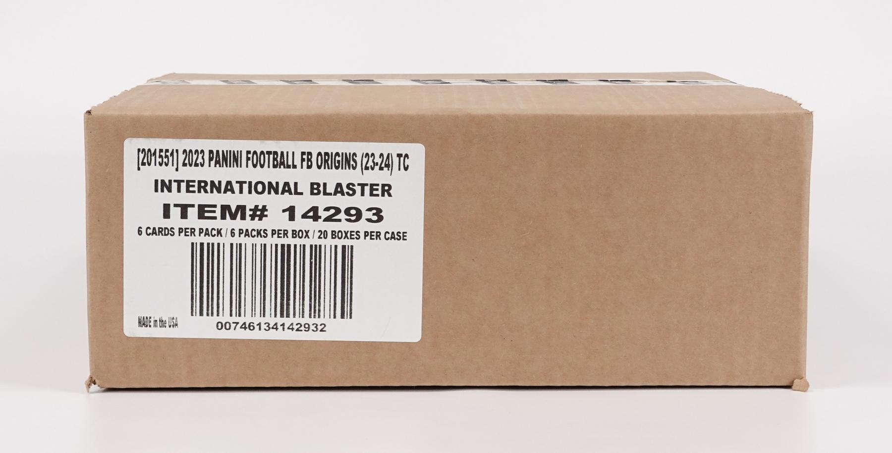 812913_001_111623_c13105b2-0a33-4136-89e5-c518519d6823 2023 Panini Origins International Football Blaster 20-Box Case - Image 1