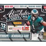 2024 Panini Absolute Football Hobby Mega 20 Box Case (Teal Parallels)