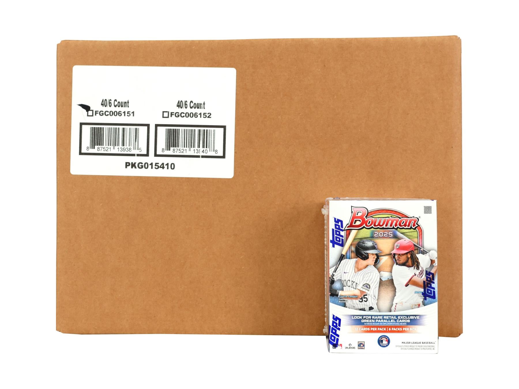 887068_001_050125 2025 Bowman Baseball Blaster 40-Box Case - Image 1