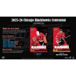 2025/26 Upper Deck Chicago Blackhawks Centennial Hockey Hobby 16-Box Case - Image 8