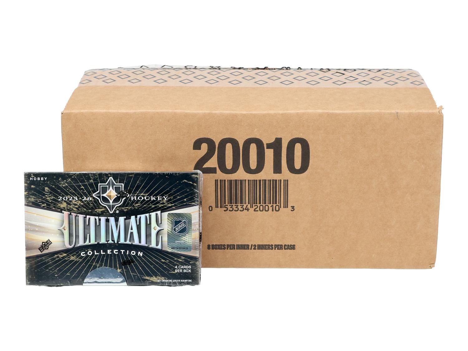 920079_001_072126_06e1993e-a09b-4bfe-aa57-dd25ab38ca9f 2025/26 Upper Deck Ultimate Collection Hockey Hobby 16-Box Case - Image 1