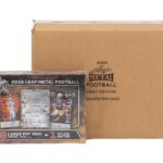 2026 Leaf Metal Football Hobby 10-Box Case
