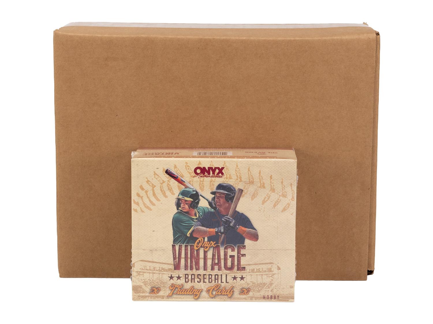945035_001_041526_6d79eb40-00e7-4e7f-8ff6-b3e550f1e3a2 2026 Onyx Vintage Baseball Hobby 6-Box Case - Image 1