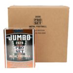 2026 Leaf Pro Set Metal Football Hobby Jumbo 8-Box Case