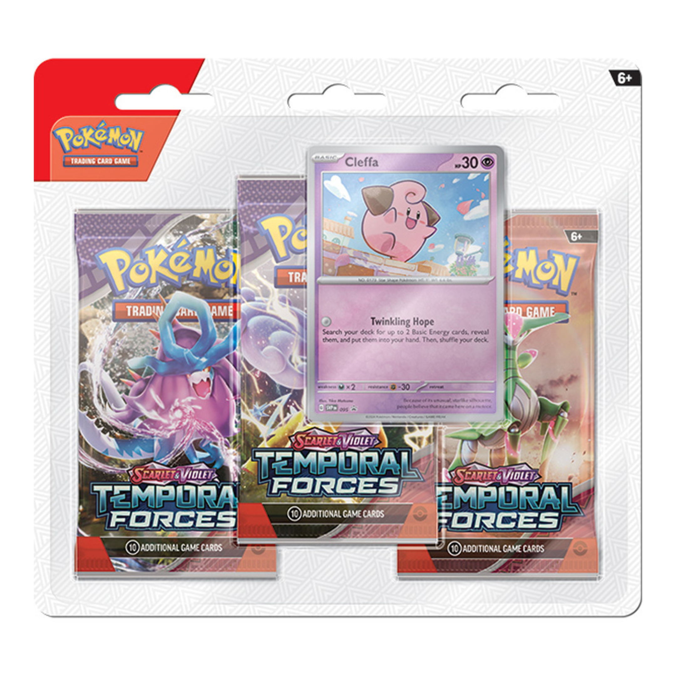PreOrder_50_8dee697e-1b6d-442e-ae42-87b71dc6ceff Pokemon Scarlet & Violet Temporal Forces 3-Pack Blister Pack - 24 Pack Box - Image 1