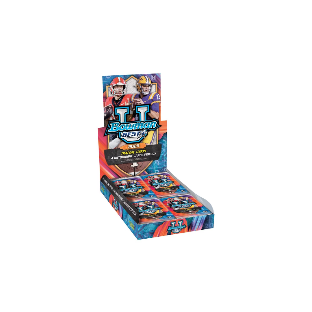PreOrder_77_5468a566-b217-4638-8b1c-5063d0b963c4 2024 Bowman's University Best Football Hobby 12 Box Case - Image 1