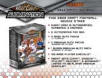 2023 Wild Card Alumination Draft Football Hobby 12 Box Case - Image 3
