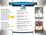 2023 Bowman Chrome Baseball Hobby 12 Box Case - Image 5