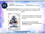 2023 Topps Motif Football Hobby 3 Box Case - Image 2