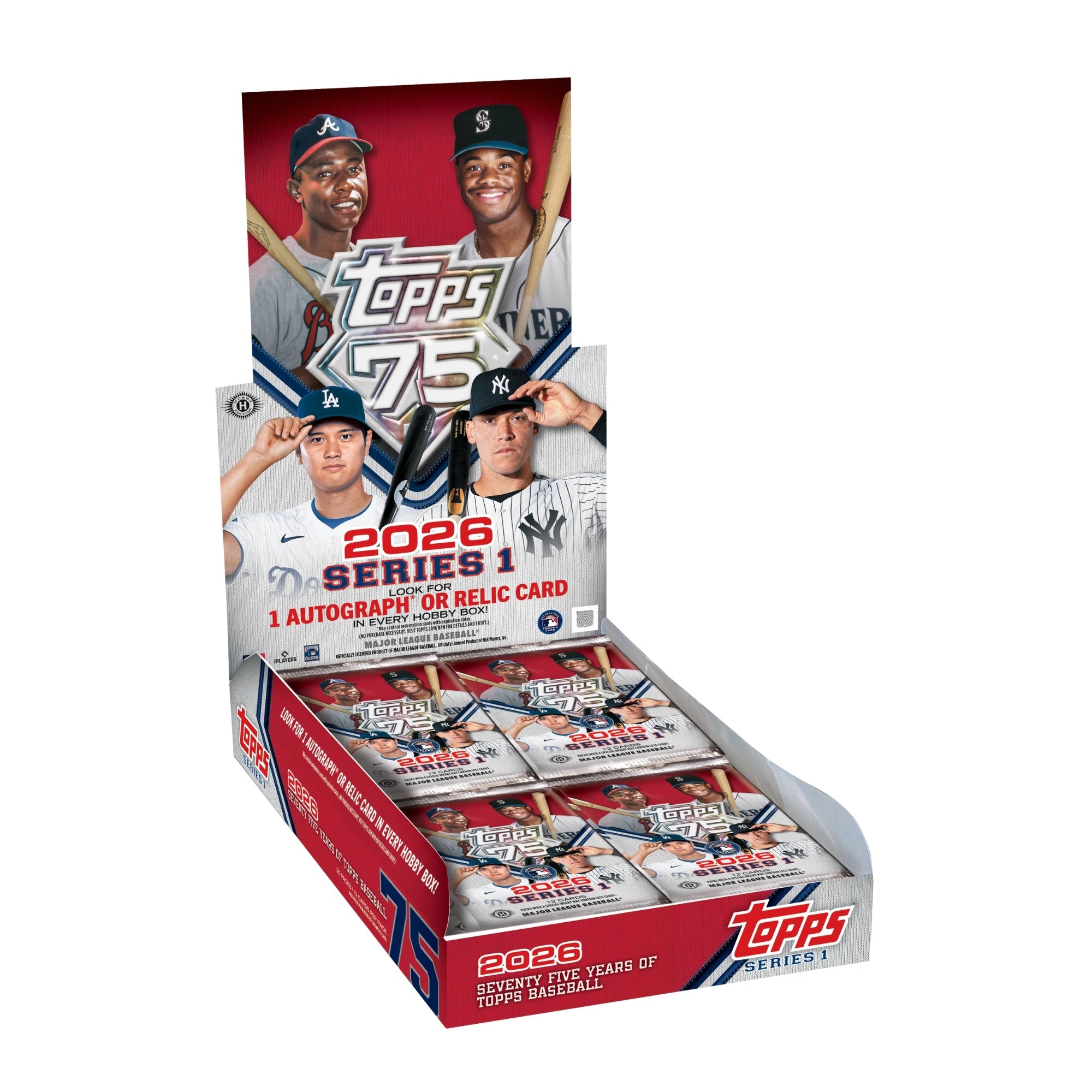Untitled_2000x2000px_21 2026 Topps Series 1 Baseball Hobby Box 12 Box Case - Image 1