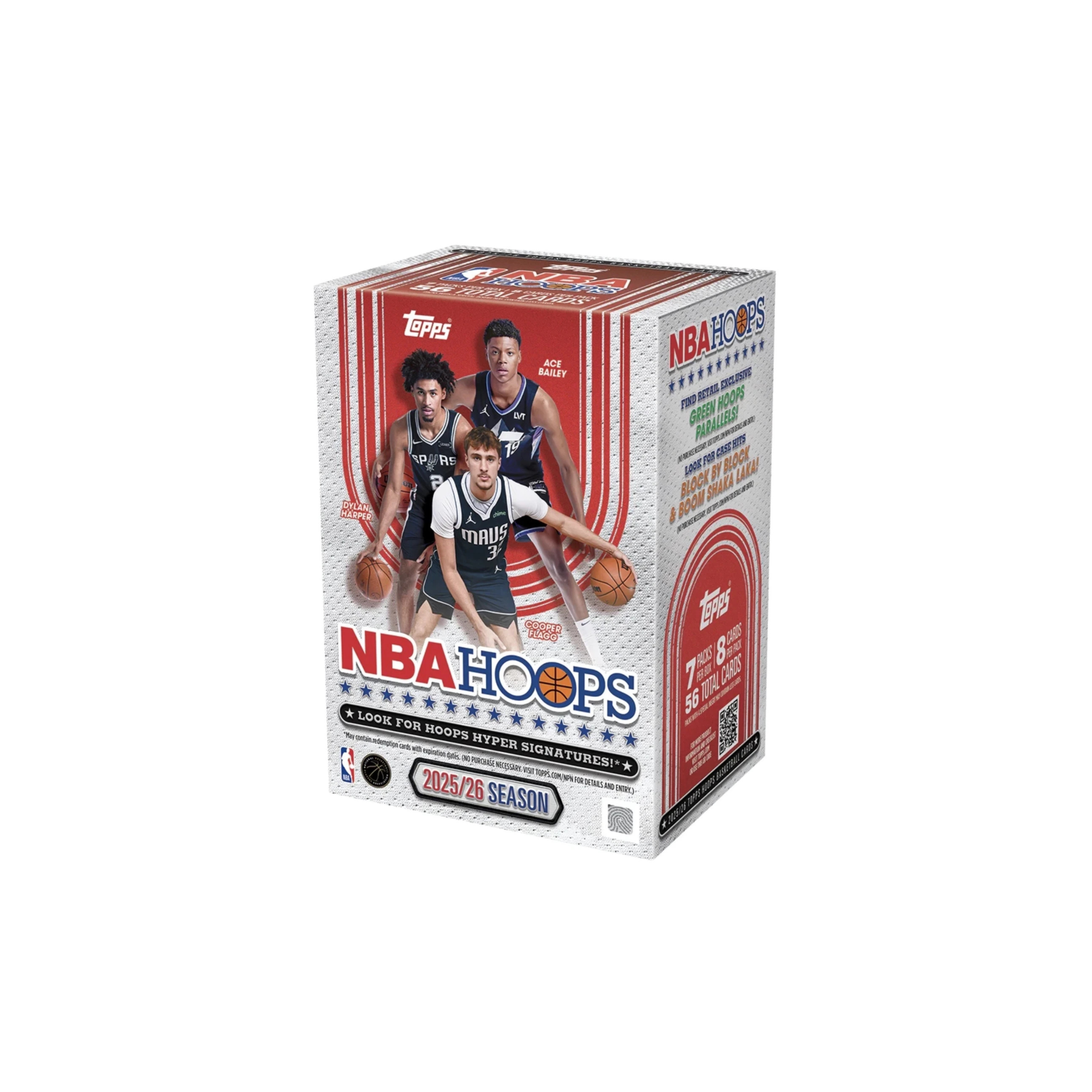 Untitled_2000x2000px_25 2025-26 Topps Hoops Basketball Blaster 40 Box Case - Image 1