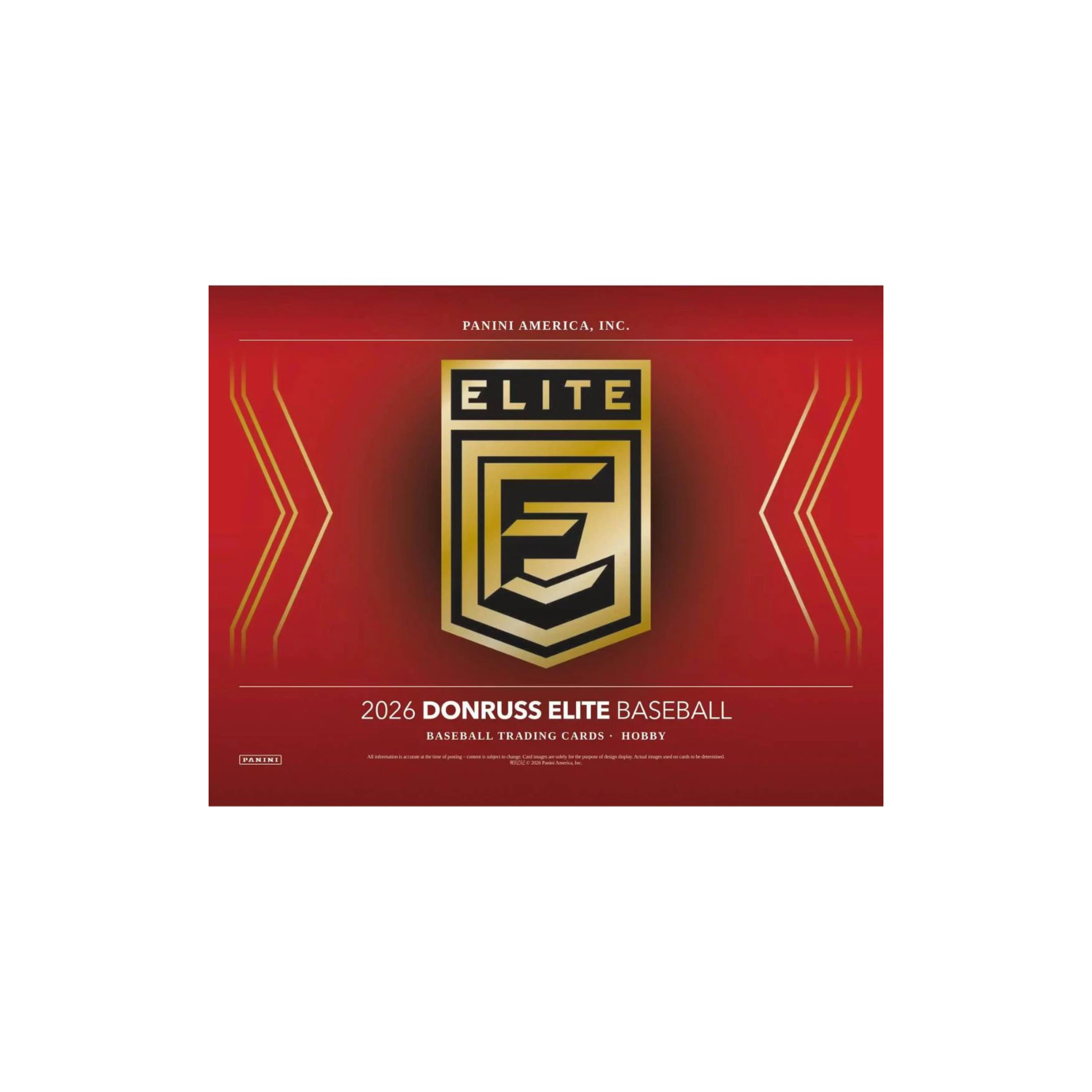 Untitled_2000x2000px_32 2026 Panini Donruss Elite Baseball Hobby 12 Box Case - Image 1