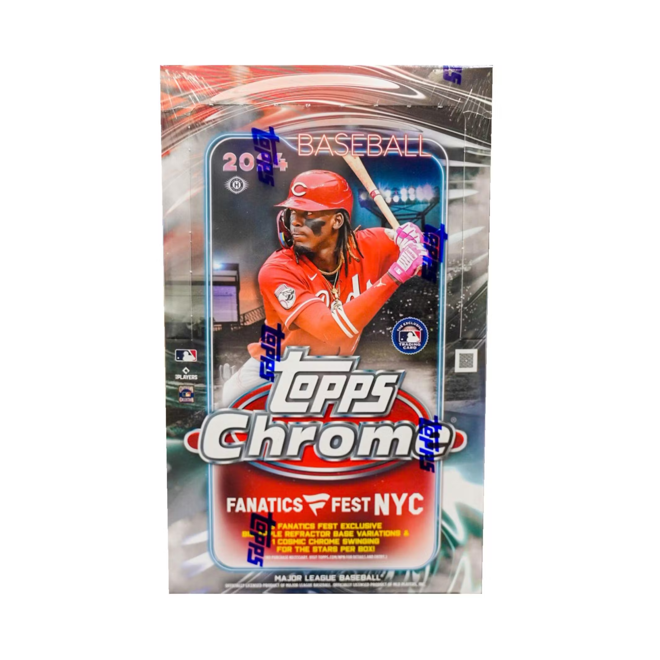 Untitleddesign-2024-08-27T122321.447 2024 Topps Chrome Baseball Fanatics Fest Hobby Box - Image 1