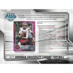 2025 Bowman University Chrome Football Blaster 40-Box Case - Image 8
