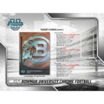 2025 Bowman University Chrome Football Blaster 40-Box Case - Image 10