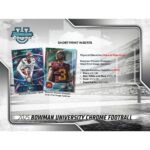 2025 Bowman University Chrome Football Blaster 40-Box Case - Image 11