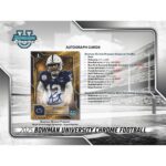 2025 Bowman University Chrome Football Blaster 40-Box Case - Image 13
