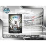 2025 Bowman University Chrome Football Blaster 40-Box Case - Image 12