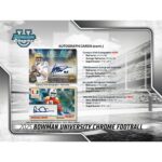 2025 Bowman University Chrome Football Blaster 40-Box Case - Image 14