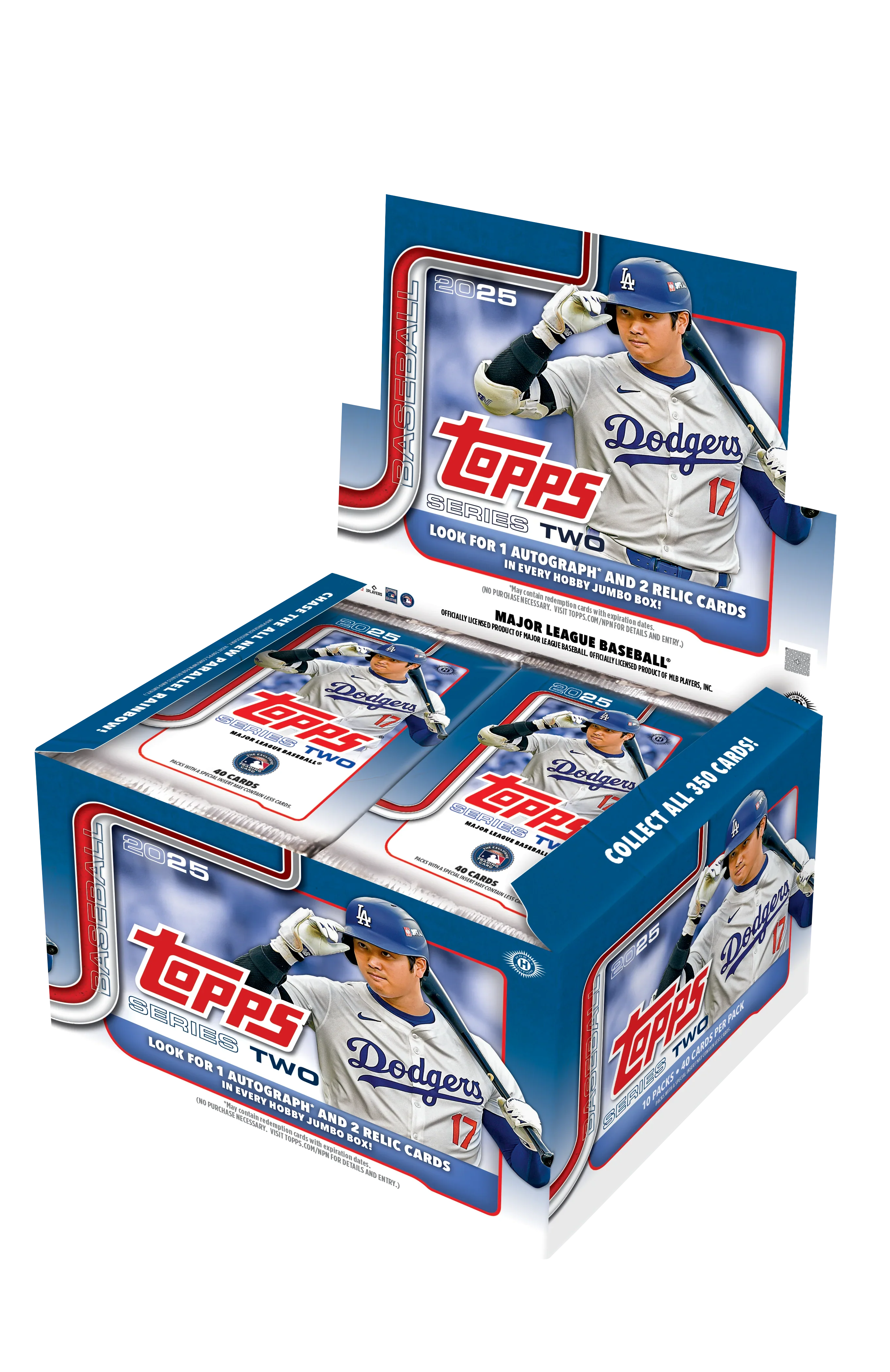 ed522143527dada272e9774827f0bb59418bb784_25TBB2_FGC6157HTA_BOX 2025 Topps Series 2 Baseball Jumbo 6 Box Case - Image 1