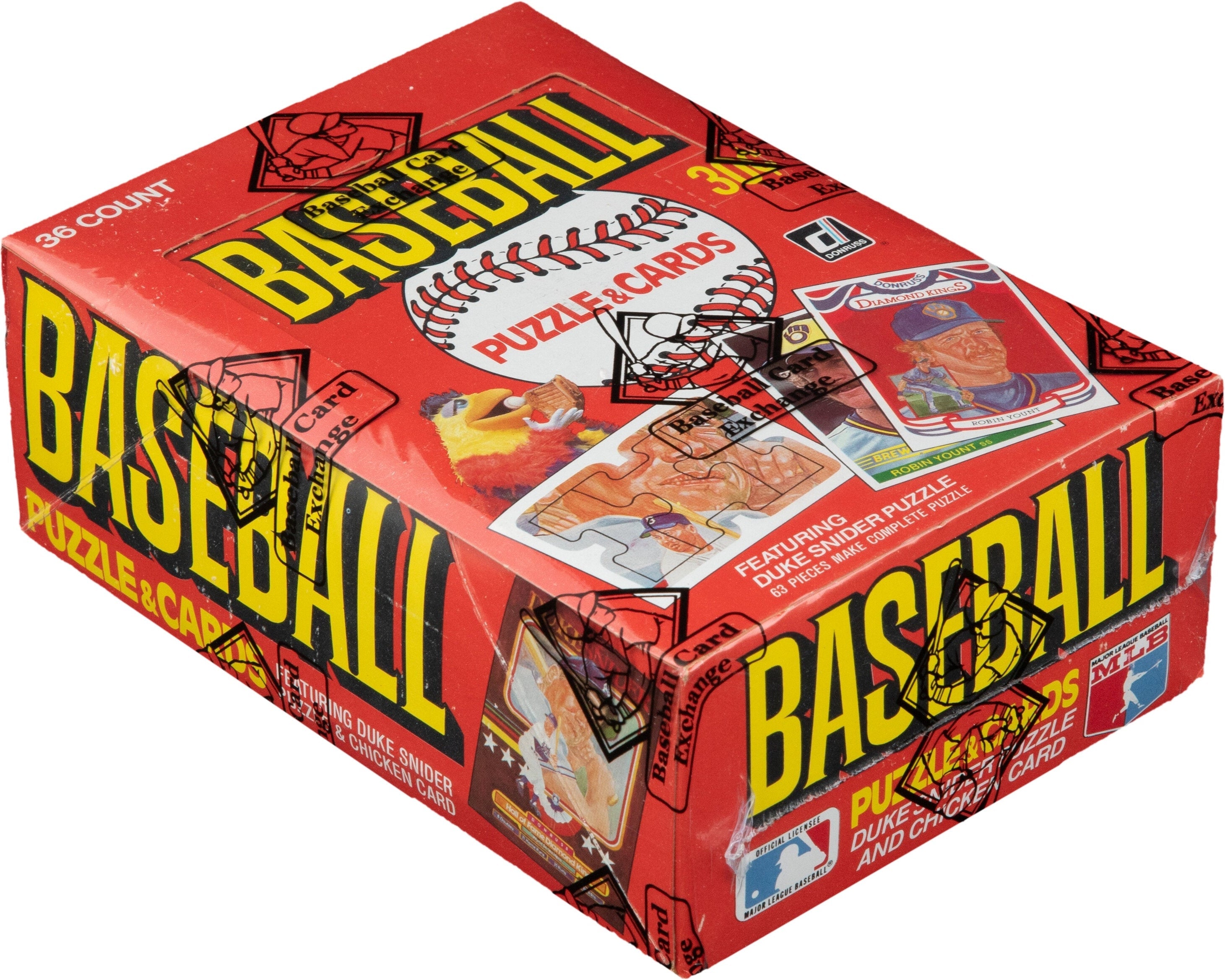 lf 1984 Donruss Baseball Wax Box (BBCE Wrapped) - Image 1