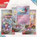 Pokemon Scarlet & Violet Stellar Crown 3-Pack Blister Pack - 24 Pack Box
