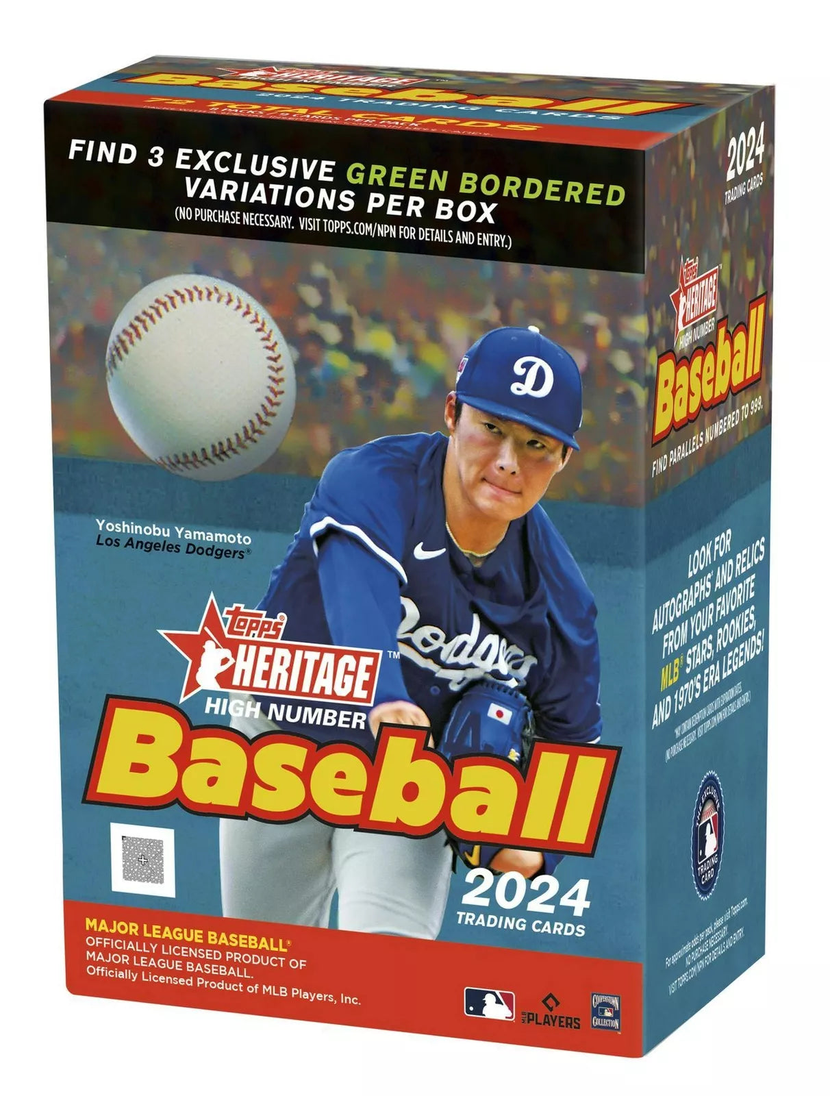 s-l1600_1_5d28990d-3fbe-44ff-8529-27e8d9b6a27f 2024 Topps Heritage High Number Baseball Blaster 40 Box Case - Image 1