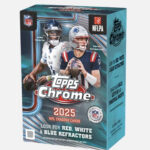 2025 Topps Chrome Football Blaster Box 40 Box Case