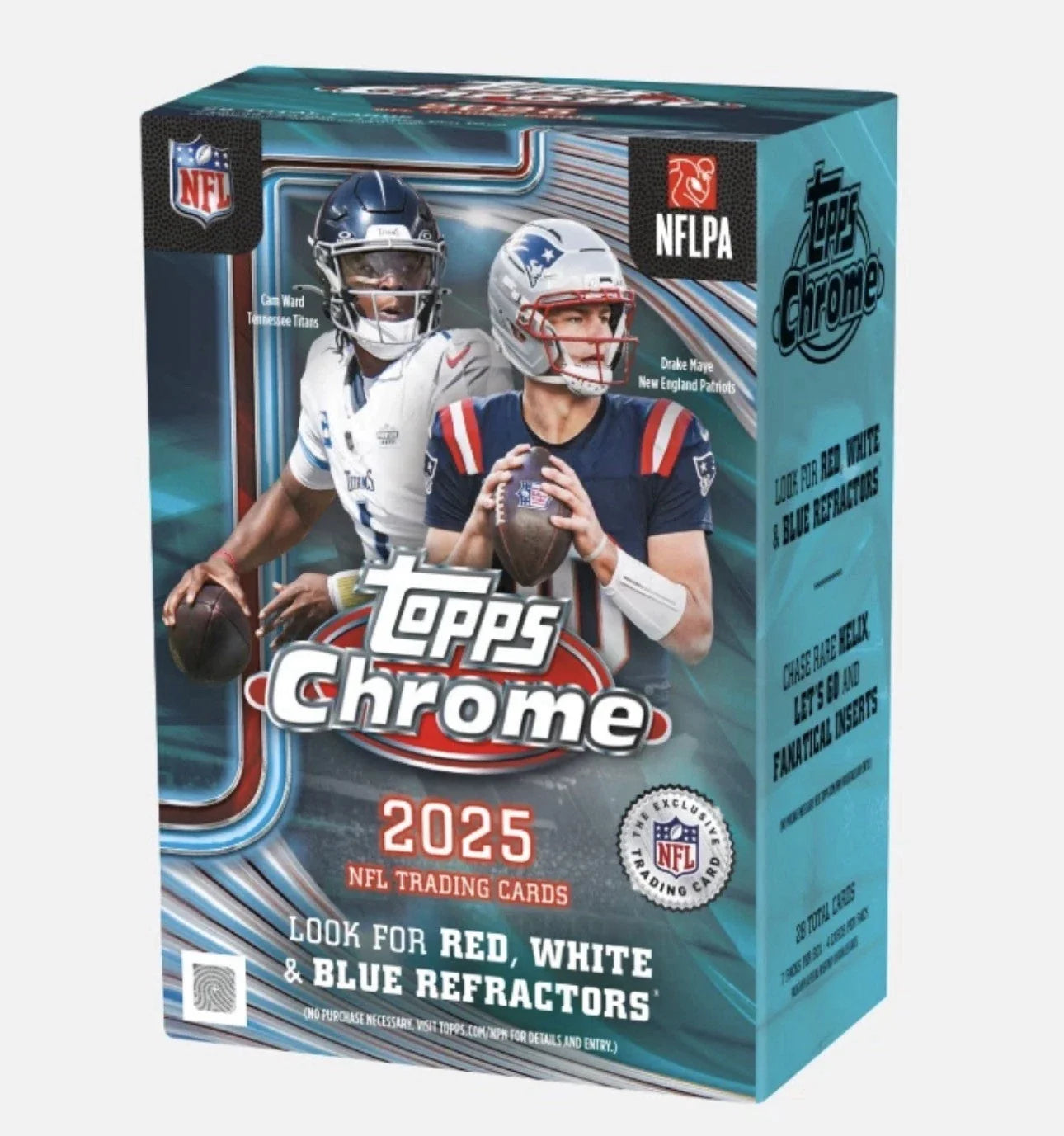 s-l1600_2bd2414d-c7c3-44dd-9ca5-bcdf2c13cd62 2025 Topps Chrome Football Blaster Box 40 Box Case - Image 1