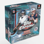 2025 Topps Chrome Football Mega Box 20 Box Case