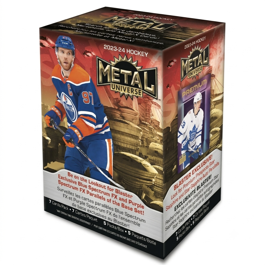 vtp-product-12-image-1 Upper Deck Skybox Metal Universe 2023/24 Hockey Blaster 20 Box Case - Image 1