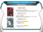 2022-23 Bowman University Chrome Basketball Hobby 12 Box Case - Image 4