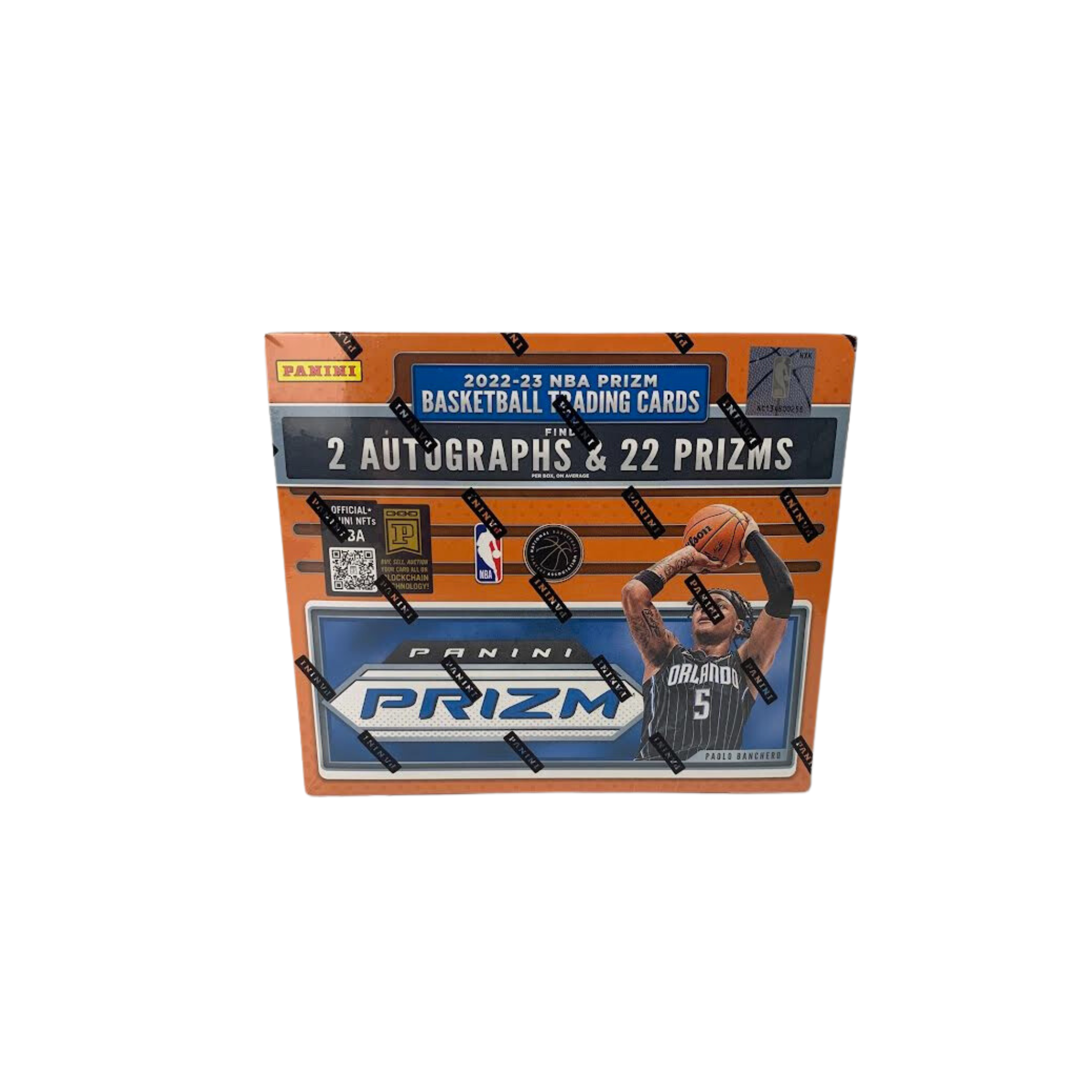 2022ToppsChromeBlackBaseballHobbyBox-2023-04-12T112049.537 2022-23 Panini Prizm Basketball Hobby 12 Box Case - Image 1