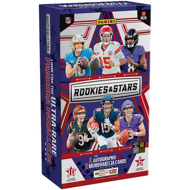2024-panini-rookies-and-stars-football-hobby-box__00272 2024 Panini Rookies & Stars Football Hobby 14 Box Case - Image 1