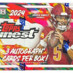 2024 Topps Finest Football Breaker Delight 8 Box Case
