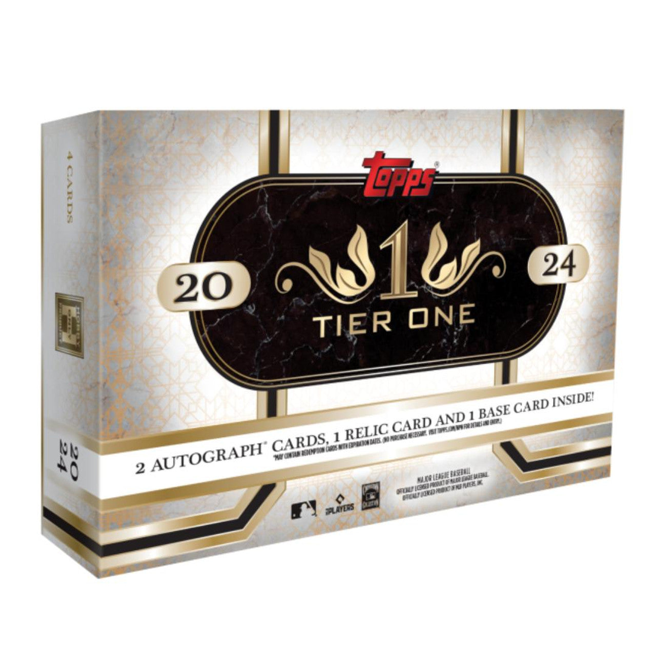 2024-topps-tier-one-baseball-hobby-box__81864_724606e6-ccd8-40cd-85e2-1bab0e0cc42a 2024 Topps Tier One Baseball Hobby 12 Box Case - Image 1