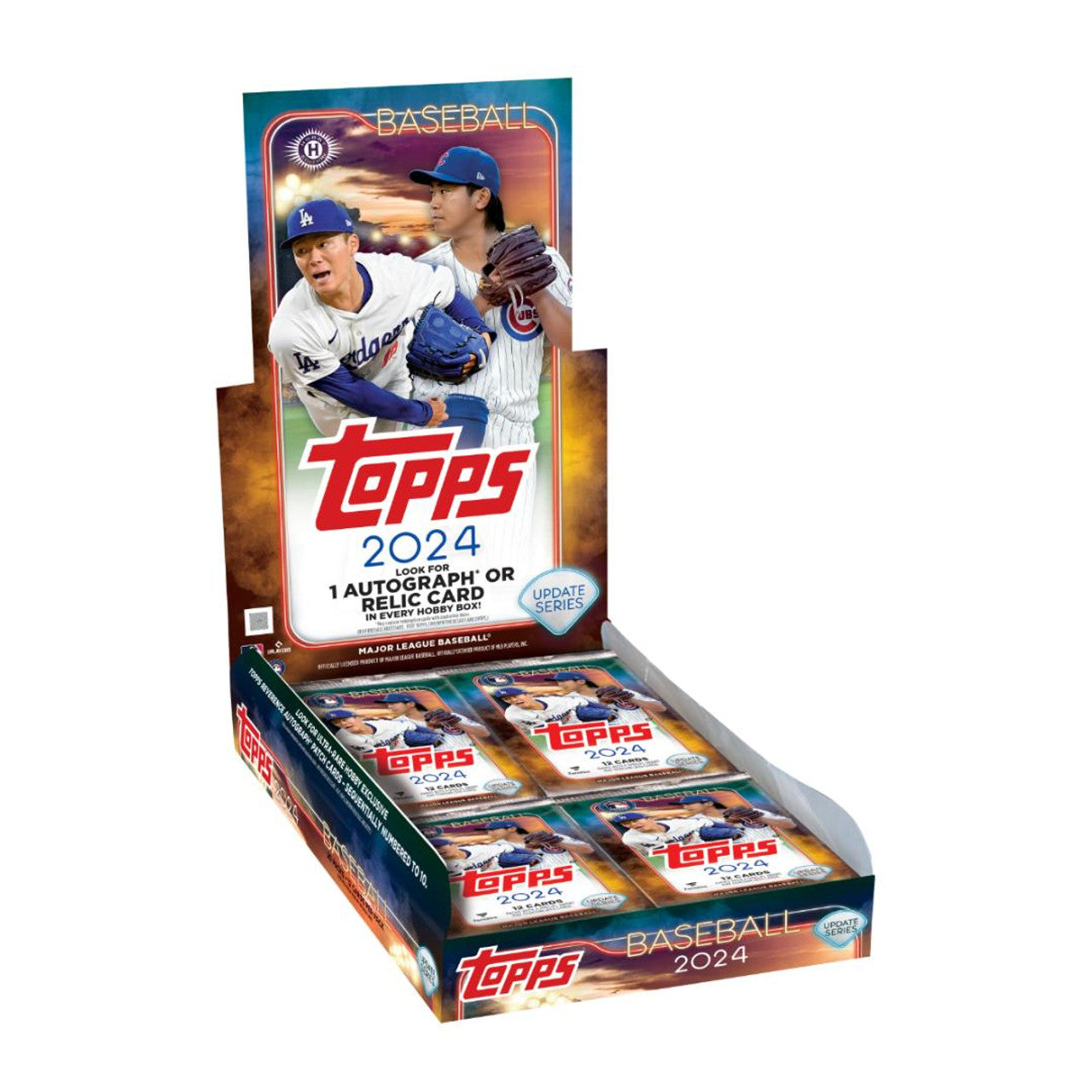2024-topps-update-series-baseball-hobby-box__16715 2024 Topps Update Series Baseball Hobby 12 Box Case - Image 1